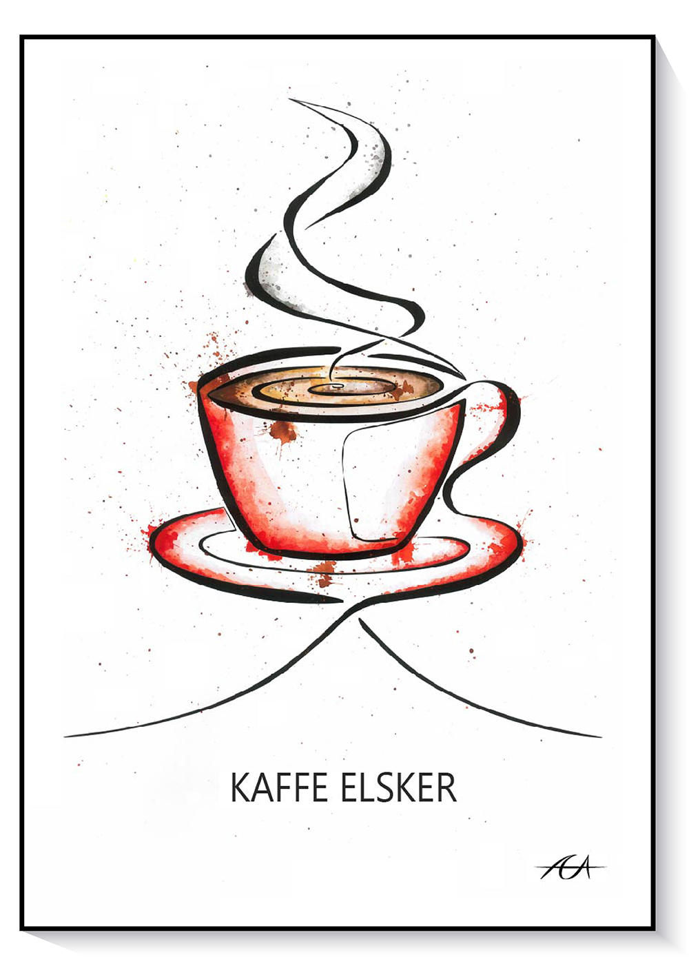 Kaffe elsker Malet