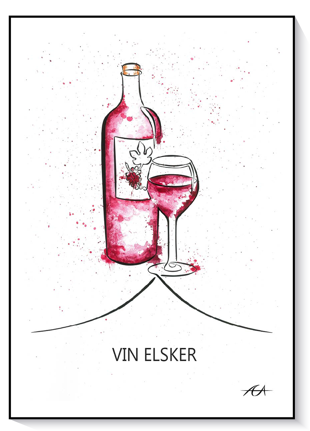 Vin elsker Malet