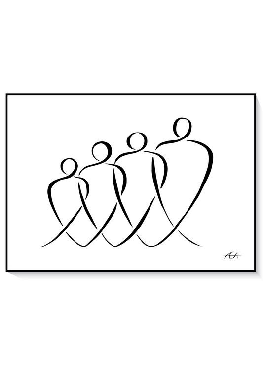 4 på stribe - AEArt