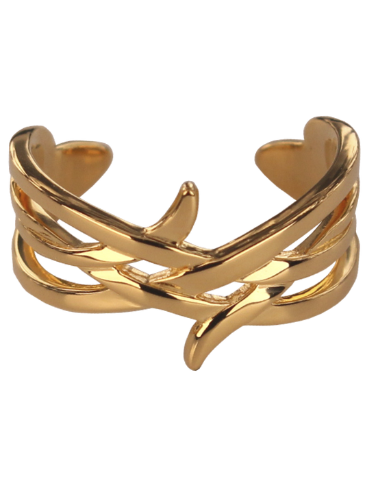Amea ring forgyldt - AMEA design