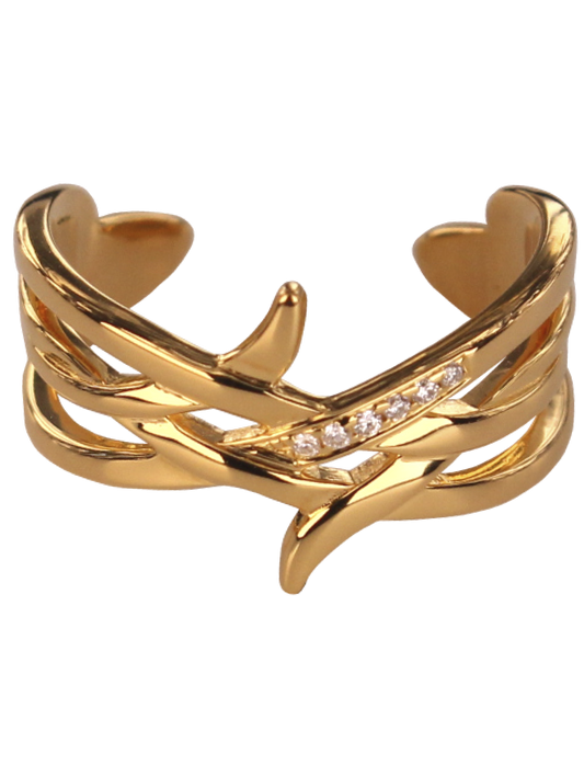 Amea ring forgyldt - AMEA design