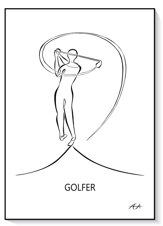 Golfer - AEArt
