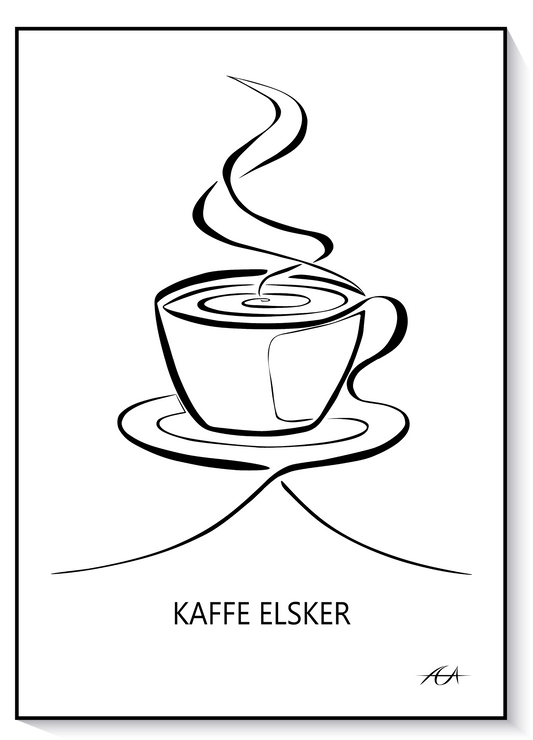 Kaffe elsker - AEArt